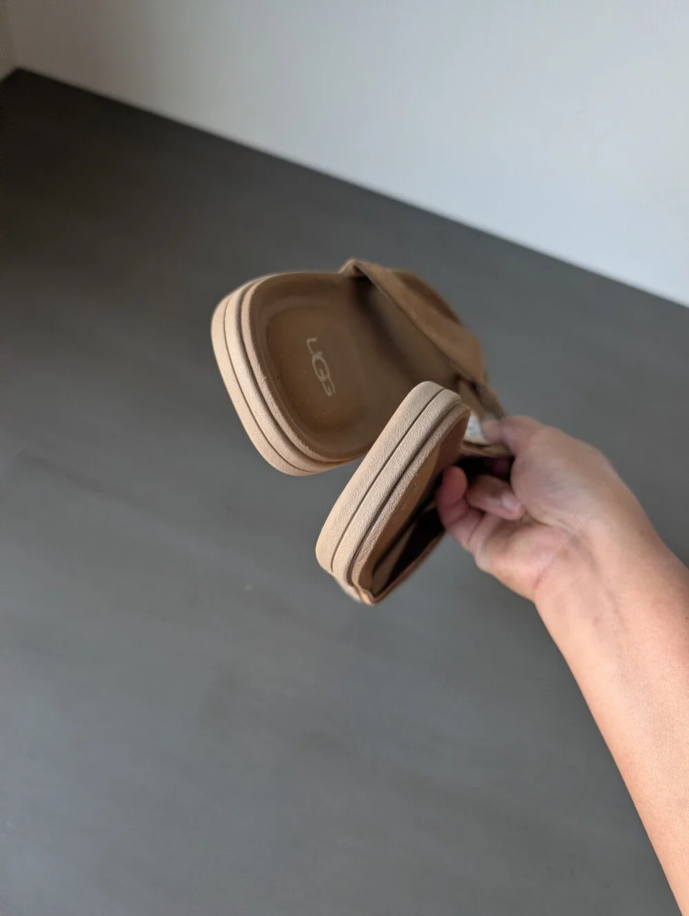 UGG brown rubber